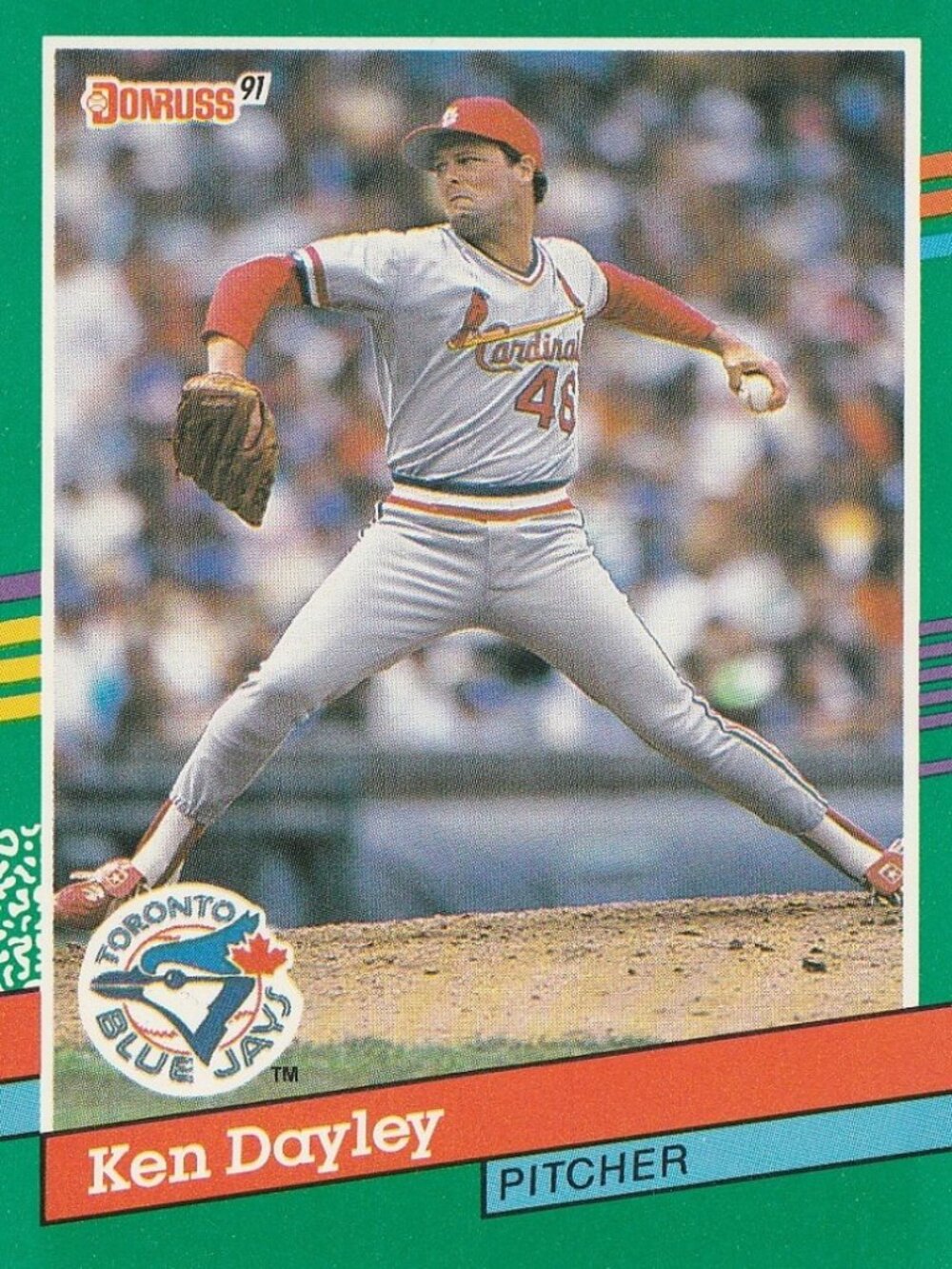 Ken Dayley - Donruss 91 MLB Baseball Card
